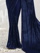 Womens Premium Fashion Ethnic Blue Color Saree-MLSHWSA2057BLU0ONE